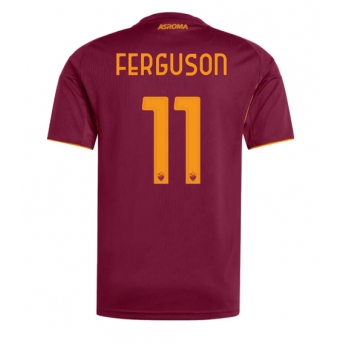 Billige Fotballdrakt AS Roma Evan Ferguson #11 Replika Hjemmedrakt 2025-26 Kortermet